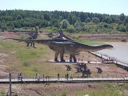 This Little Village In Poland Has The Largest Jurassic Park Replica In Europe Dinosaur Park Jurassic Park World Prehistoric Animals