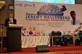 Isc centres in source country and faq. Jeremy Wallenberg Addressing The Ministry Of Information Kuala Lumpur Malaysia Photo