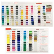 oracal 651 and 631 colour charts guide matte indoor vinyl sample booklet oracle oracl