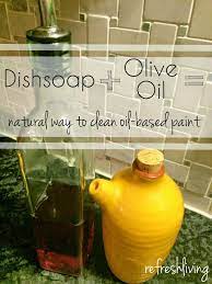 The Natural Way To Remove Oil Based Paint From Your Hands Oil Paint Brushes Natural Cleaning Products Diy Oils