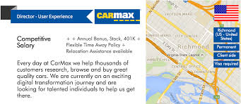 Director User Experience Needed For Carmax In Richmond Va Uxjobs
