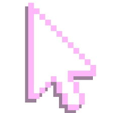 Pink Cursor In 2021 Planner Decorating Pastel Goth Art Perler Patterns