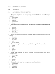Konversi energi listrik adalah perubahan energi listrik menjadi bentuk energi lain. Soal Pilihan Ganda Dan Jawaban Konversi Energi Keranjang Soal