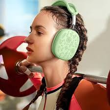 DaQin Floral Engraved Case Cover for AirPods Max, Guernsey