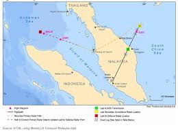 The attached map shows mh370's flight path, based on the best available knowledge of the investigation team. Malaysian Airlines Flight Mh370 A Bread Crumb Trail 3 Quarks Daily