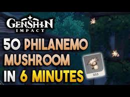 Philanemo Mushroom Locations - Fast and Efficient - Ascension Materials  -【Genshin Impact】 - YouTube