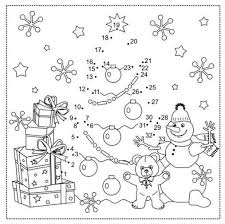 Sie lieben es zu malen? Ausmalbild Malen Nach Zahlen Weihnachtsbaum Kostenlos Ausdrucken