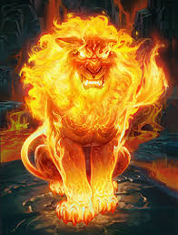 Lion De Feu Gardien Du Tofus 3 Mificheskie Sushestva Fentezi Risunki Risunki Zhivotnyh