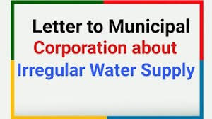 The dollar amount of available credit is at least 1 1/2 times the. Formal Letter Writing How To Write A Letter To Municipal Corporation About Irregular Water Supply Youtube