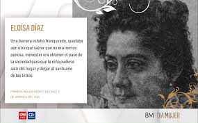 [Chilenas Destacadas] Eloísa Díaz Insunza nació el 25 de junio de 1886 en  Santiago y fue la primera mujer médico en Chile y América del Sur. , Fue la  primera estudiante de medicina de la Universidad ...