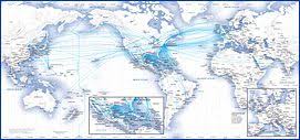 Places I Want To Fly United International Route Map Route Map Map International Map