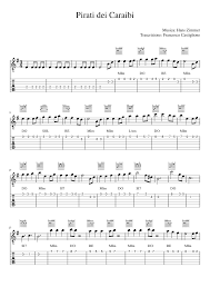 Století pro otevřenou demokratickou společnost. Pirati Dei Caraibi Sheet Music For Guitar Solo Musescore Com