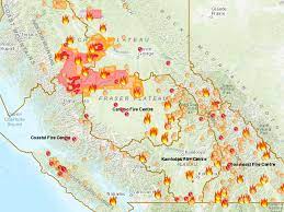 All current year fire perimeters can be found on this map, as well as a measurement tool. Canada Fires 2018 B C Wildfire Map Shows Where 566 Fires Are Burning As Emergency Declared