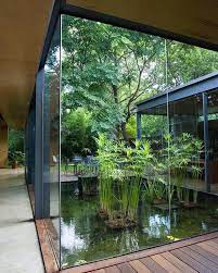 Pin By Dylan Lesueur On Modern Houses Interior Garden Modern House Design Architecture Design