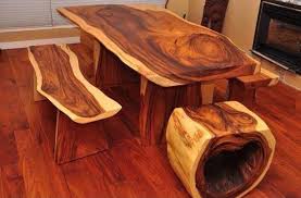 Dining Tables Made From Logs Google Search Natural Wood Furniture Natural Wood Table Wood