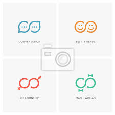 The easiest free logo maker and logo generator. Symbol Nekonecno A Logo Vztahu Dobry Rozhovor Nejlepsi Pratele Fototapeta Fototapety Navzdy Spoluprace Konverzace Myloview Cz
