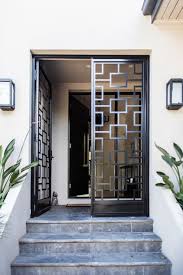 How To Go Geometric Without Going Overboard Doors Interior Modern Grill Door Design Metal Doors Design