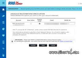 Bandingkan pinjaman perumahan yang paling murah dari 18 bank di malaysia. Cara Dapatkan Bank Statement Rhb Bank Secara Online Sii Nurul Menulis Untuk Berkongsi