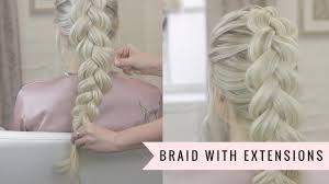 Hi guys, we have been asked to make the video by a lot of you guys. How To Braid With Clip In Hair Extensions Youtube