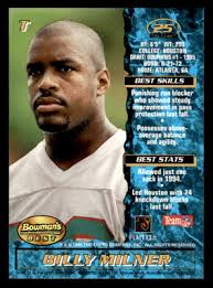 1995 Bowman's Best #25b Billy Milner Refractor Rookie RC