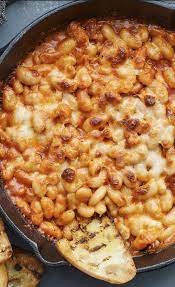 Cheesy White Bean Tomato Bake Veggie Dishes Recipes Cooking Recipes
