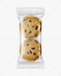 Download Glossy Pack With Cookies Mockup In Flow Pack Mockups On Yellow Images Object Mockups