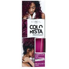 Root touch up spray temporary hair color. L Oreal Colorista Washout Burgundy 80ml 3600523386574 Profumeria Com