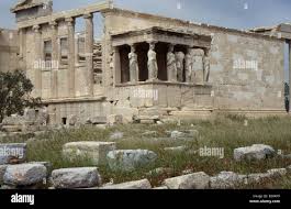 The Erechtheion on the Acropolis in Athens, Greece, 1989 Stock Photo - Alamy