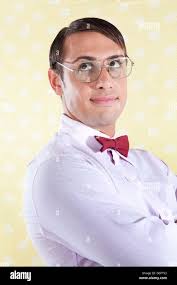 Bowtie nerd hi-res stock photography and images
