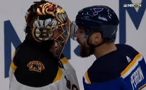 Here's the first look at tuukka rask's winter classic mask. David Perron Gets In Tuukka Rask S Face During Game 3
