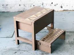 How To Make A Combination Step Stool And Storage Bench Diy Squared up steel white step stool options.