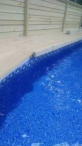 The coping provides an edge that will push water and grass clippings towards the deck's drains instead of. How To Make An Above Ground Pool Look Inground Pool Deck Ideas