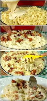Macarrao Ao Molho Branco Com Bacon Super Facil Lebensmittel Essen Essen Essen Rezepte