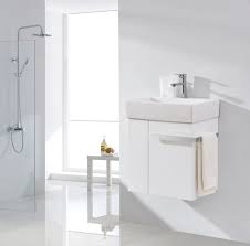 1x drehtür mit softclose funktion, anschlag rechts/links wählbar h/b/t: Badmobel Set Compact 500 Fur Gaste Wc Weiss Matt