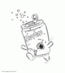 Color the candles employing bright colors to make the ideal picture. Shopkins Coloring Sheets Fizzy Soda Coloring Pages Printable Com