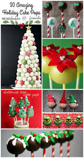 Spread some holiday cheer with these edible snowmen, reindeers, and santas! 30 Christmas Cake Pops Collection Pint Sized Baker