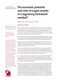 Cryptocurrencies are complex because different people use and regard them in different ways, and regulatory rulings don't change that, in anything can act as a currency if it has the right properties and people use it as such. The Economic Potential And Risks Of Crypto Assets Is A Regulatory Framework Needed Bruegel