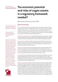 Opinions expressed by forbes contributors are their own. The Economic Potential And Risks Of Crypto Assets Is A Regulatory Framework Needed Bruegel