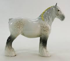 It is considered to be a miniature horse rather than a pony and is as one. Lot Art Beswick Shire Horse In Grey 818