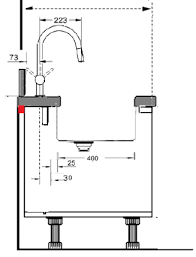 In addition to the sink and tap, delivery also includes the waste set, connection hoses, brackets and optional you can also arrange a third hole for operating a drain valve. Can I Put A Tap Directly Behind A Sink