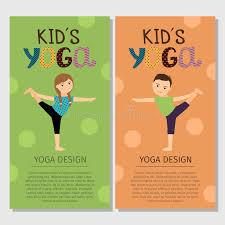 Giving them an alternate way to handle challenges in the classroom. Yoga Kids Vertical Flyer Design Stock Vector Illustration Of Gymnastics Exercise 88614764