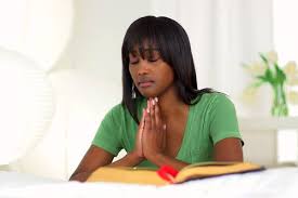 Image result for images woman prays in bed