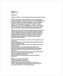 resume for manager position