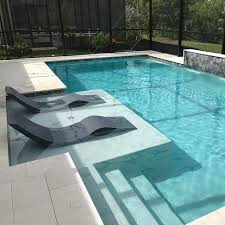 Aqua Chairs In Pool Chaise Lounge Chair 499 Each With Free Shipping In 2020 Pool Houses Pool Chaise Lounge Pools Backyard Inground