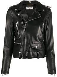 Saint Laurent Fitted Biker Jacket Saintlaurent Cloth Fitted Biker Jacket Biker Jacket Leather Jacket