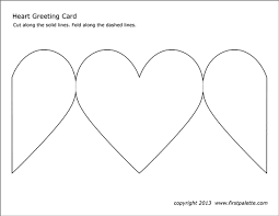 The greeting cards we see in stores and malls are mostly the folded rectangles with a greeting on the front page. Heart Greeting Card Kids Crafts Fun Craft Ideas Firstpalette Com
