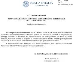 11050 messaggi, letto 628642 volte. La Banca D Italia Revoca Il Cotruvo Test E Concorsi Facebook