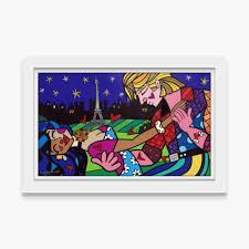 Midnight In Paris - Limited Edition Print, White Glossy with Silver Fillet