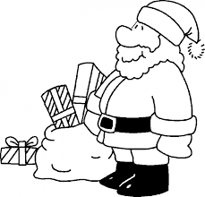 L'ensemble contient des icônes telles que le père noel, noel, cadeau, renne, arbre de noel, flocon de neige. Coloriage Pere Noel Couleur Dessin Gratuit A Imprimer