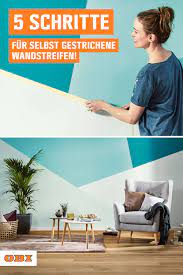 Wandstreifen Streichen Anleitung In 5 Schritten Obi Wand Grundfarben Wandmuster